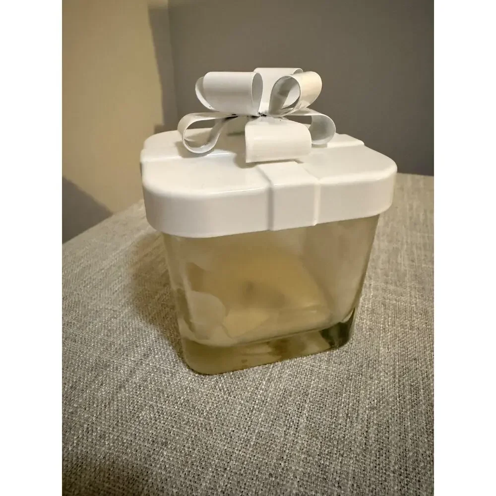PartyLite Present Jar Candle w/ Lid & Box | Coconut Cove | Burned - Picture 4 of 7